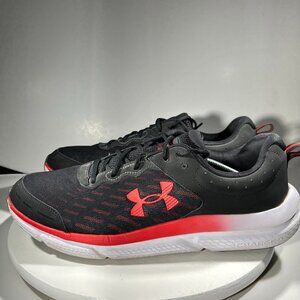 Under Armour Charged Assert 10 Mens Running Shoes Sneakers Size 15 Black Red Gym
